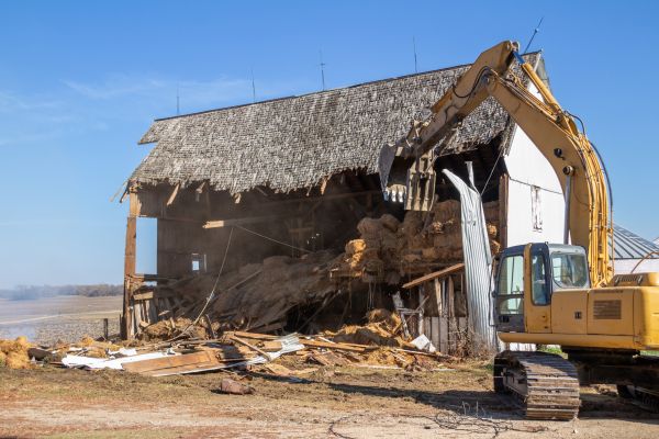 Barn Demolition in Little River