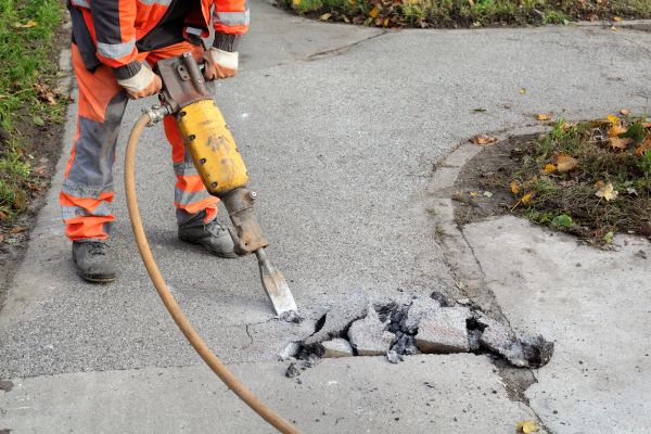 Concrete Sidewalk Removal in Little River