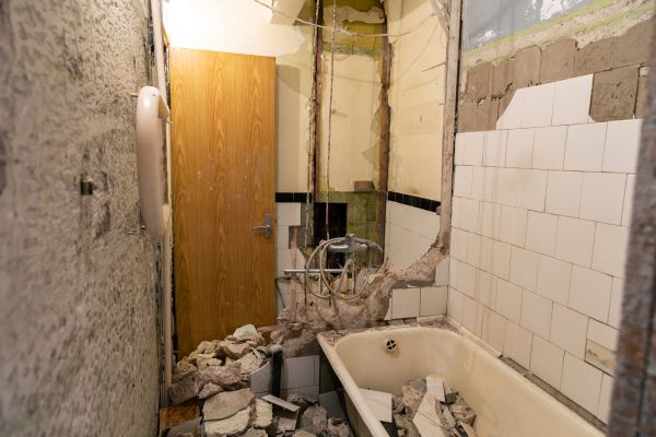 Shower Tile Demolition in Little River